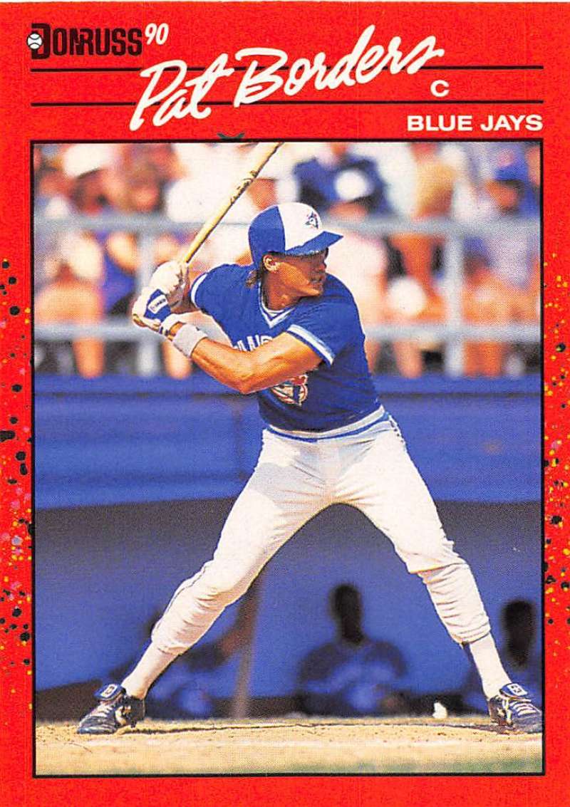 1990 Donruss Baseball #560 Pat Borders Toronto Blue Jays Image 1