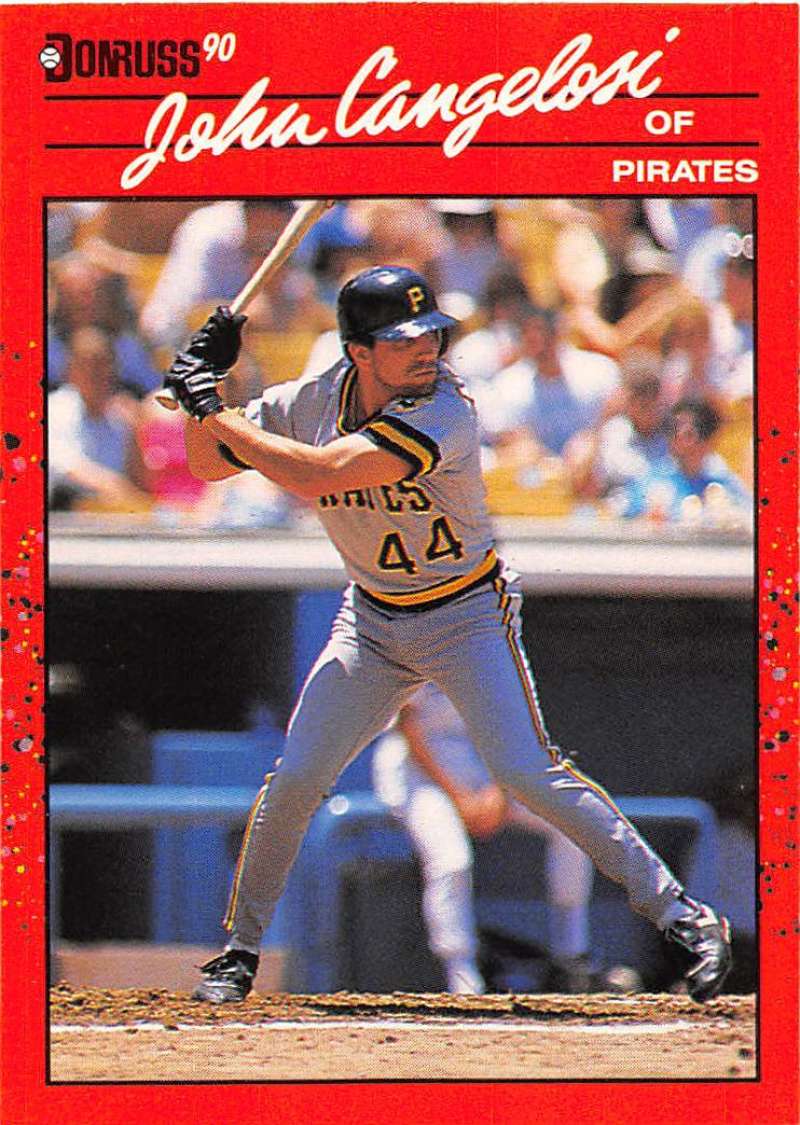 1990 Donruss Baseball #565 John Cangelosi Pittsburgh Pirates Image 1