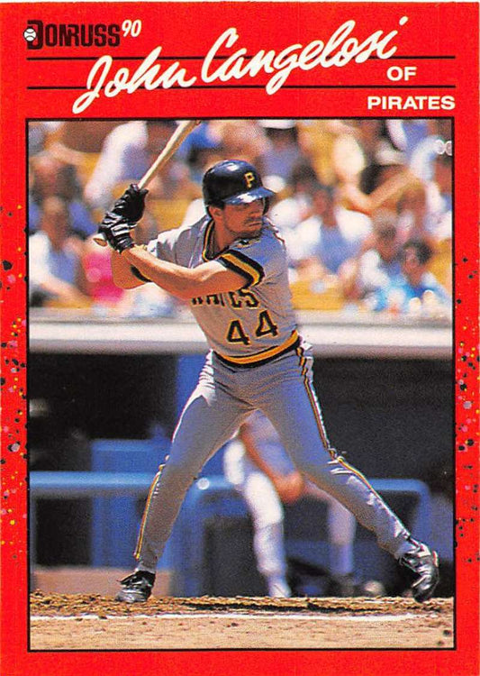 1990 Donruss Baseball  #565 John Cangelosi  Pittsburgh Pirates  Image 1