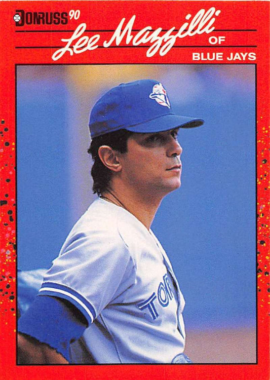 1990 Donruss Baseball  #584 Lee Mazzilli  Toronto Blue Jays  Image 1