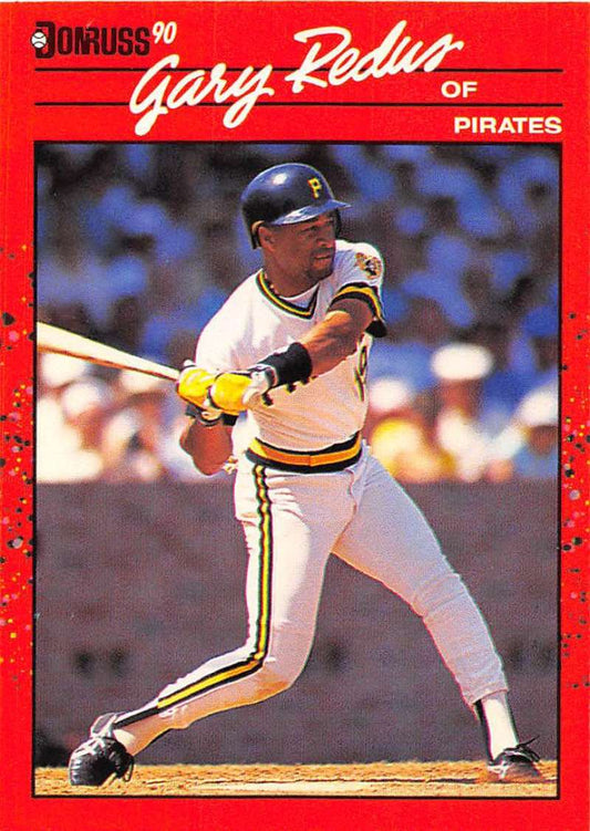 1990 Donruss Baseball  #597 Gary Redus  Pittsburgh Pirates  Image 1