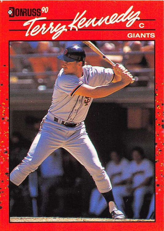 1990 Donruss Baseball  #602 Terry Kennedy DP  San Francisco Giants  Image 1