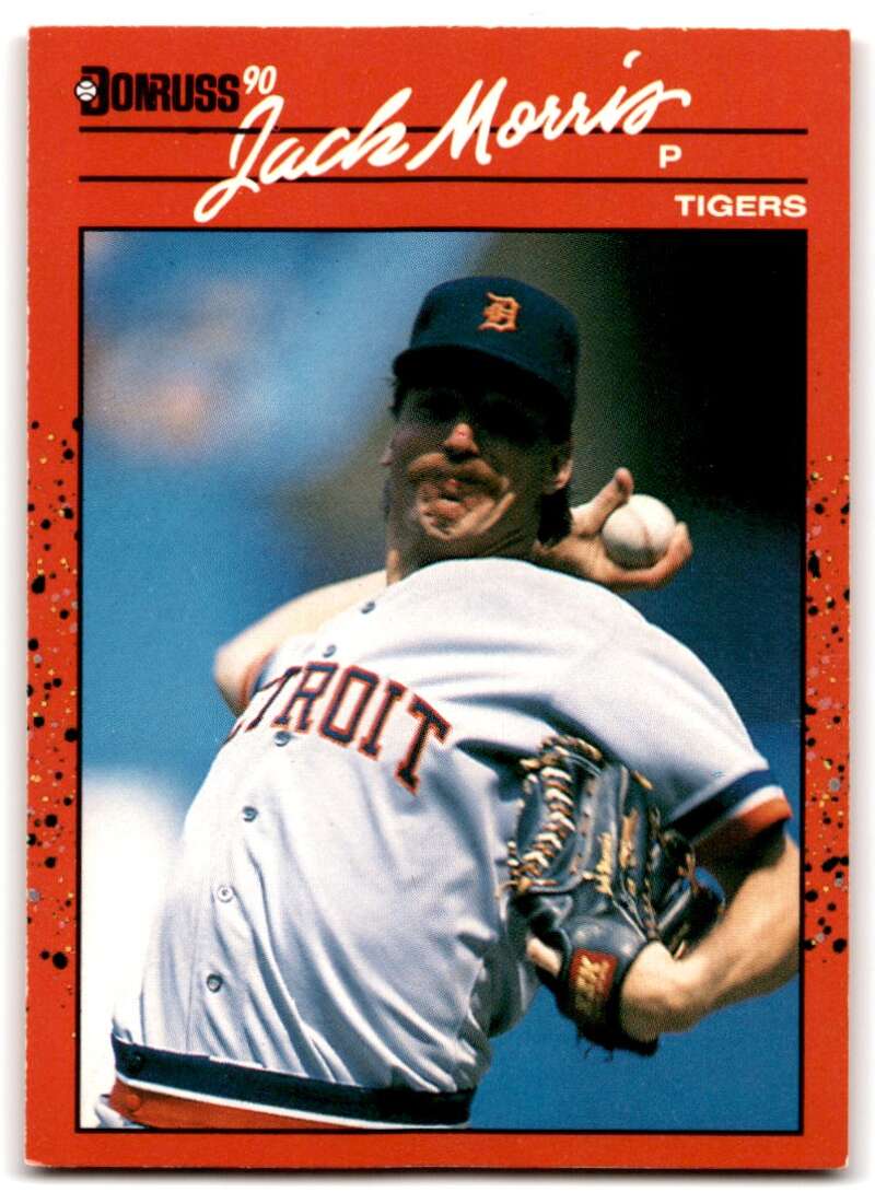 1990 Donruss Baseball #639 Jack Morris Detroit Tigers Image 1