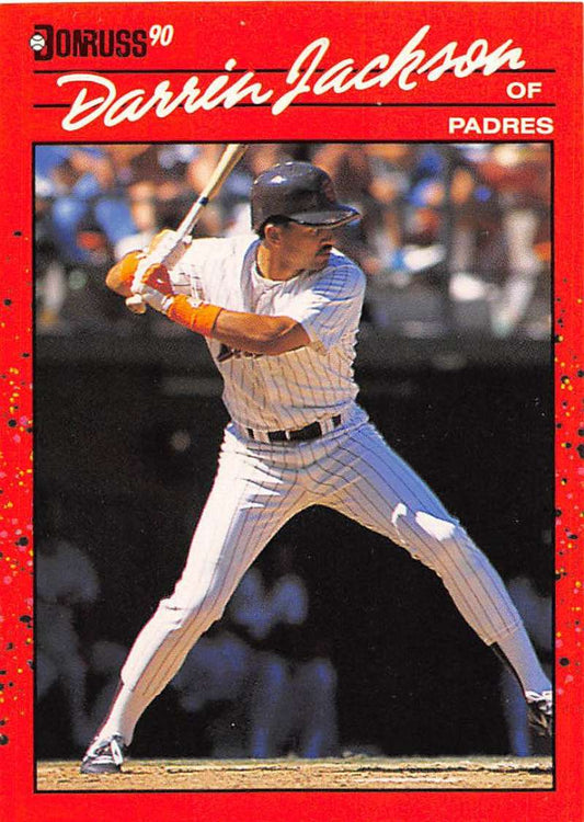 1990 Donruss Baseball  #641 Darrin Jackson  San Diego Padres  Image 1