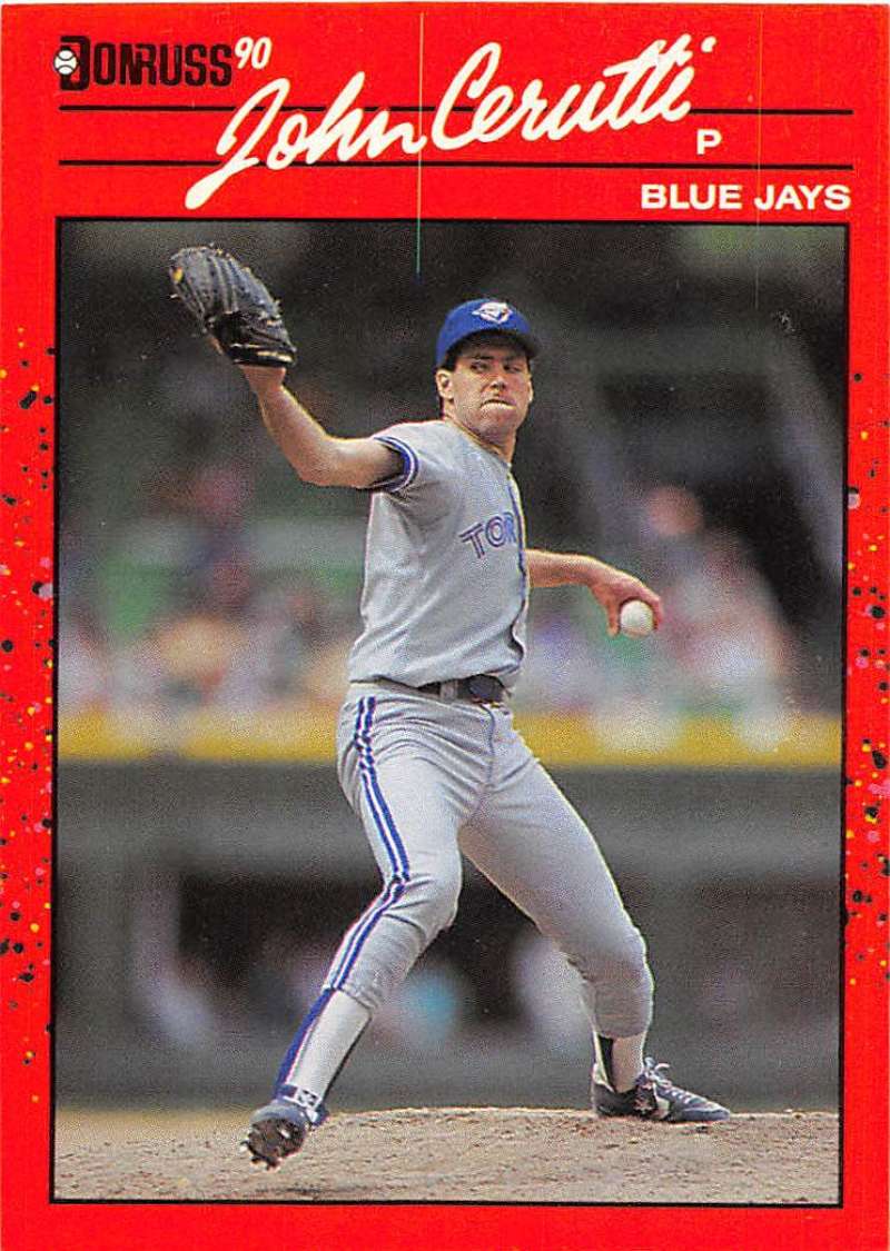 1990 Donruss Baseball #645 John Cerutti Toronto Blue Jays Image 1