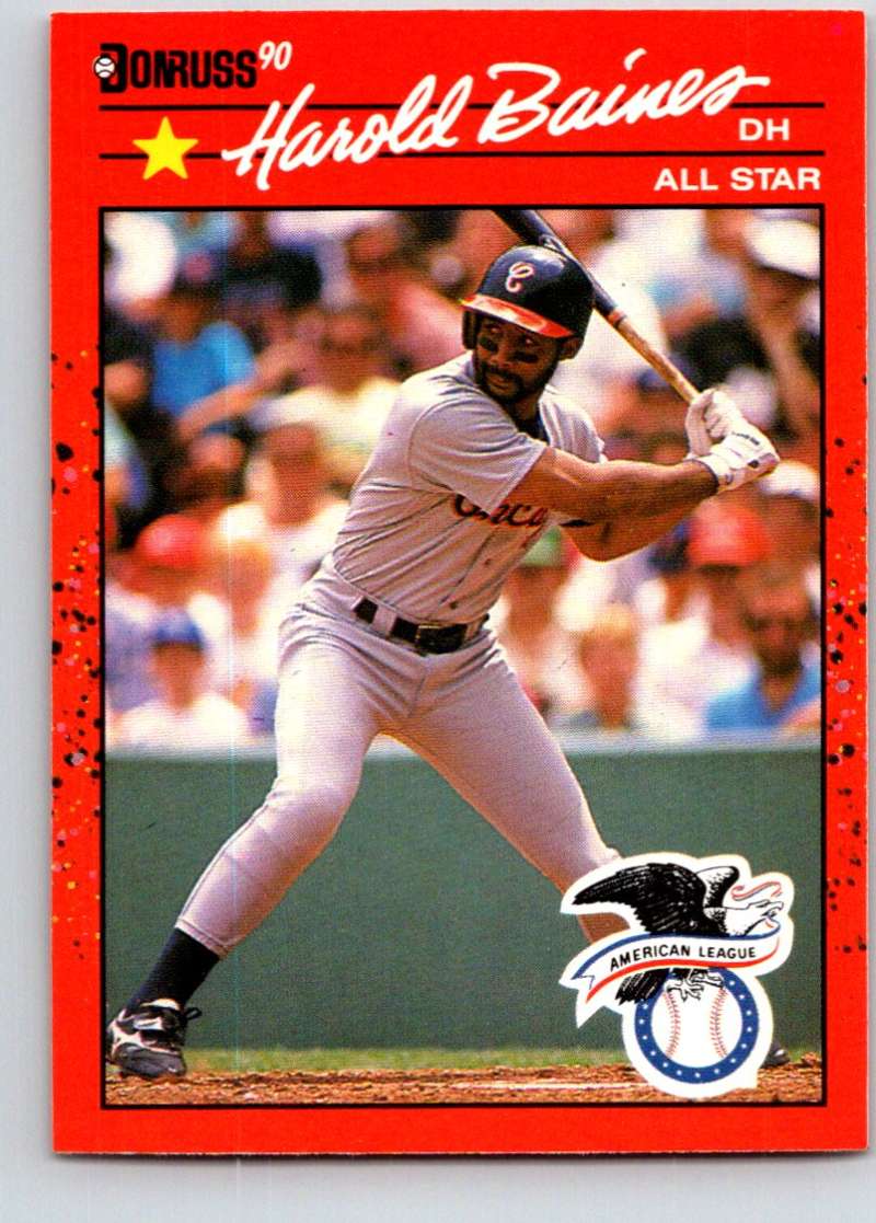 1990 Donruss Baseball #660 Harold Baines AS Texas Rangers Image 1