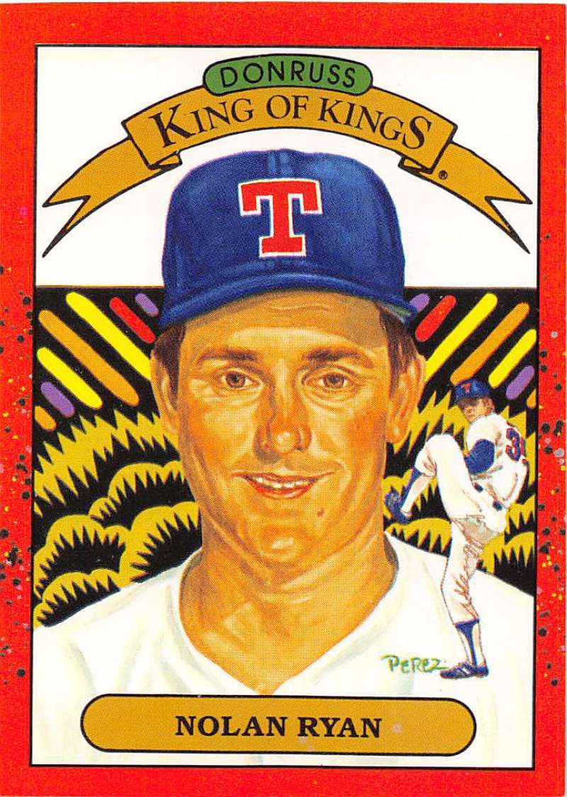 1990 Donruss Baseball #665 Nolan Ryan Texas Rangers Image 1