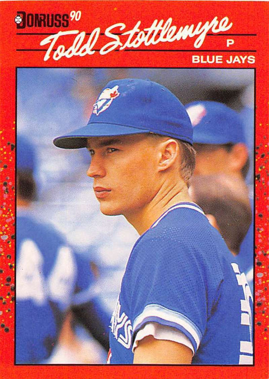 1990 Donruss Baseball  #669 Todd Stottlemyre  Toronto Blue Jays  Image 1