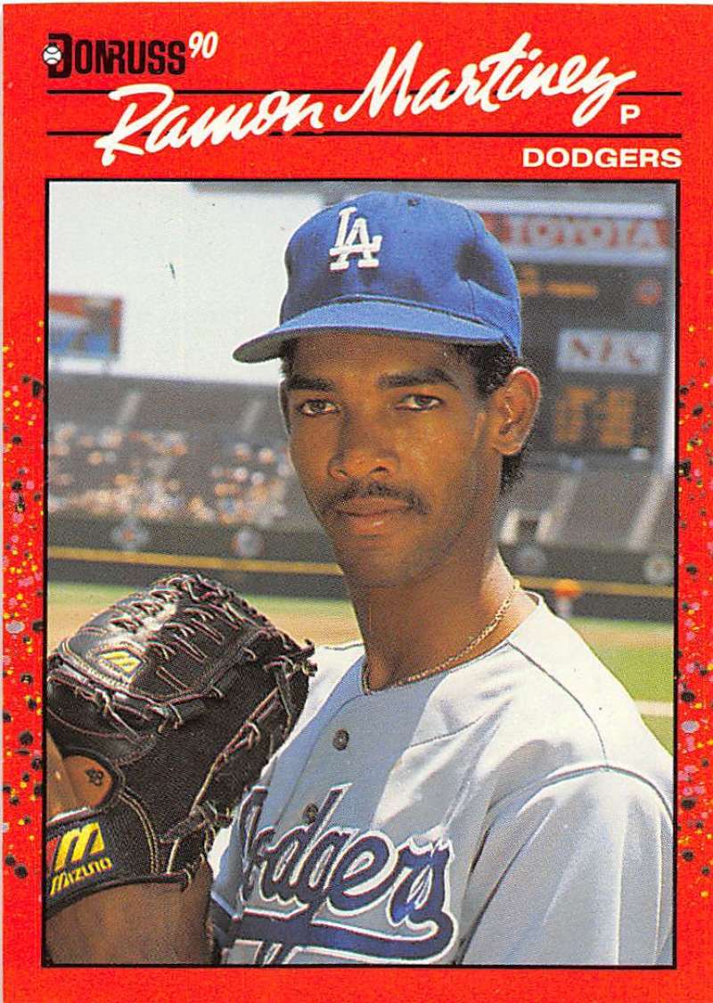 1990 Donruss Baseball #685 Ramon Martinez Los Angeles Dodgers Image 1