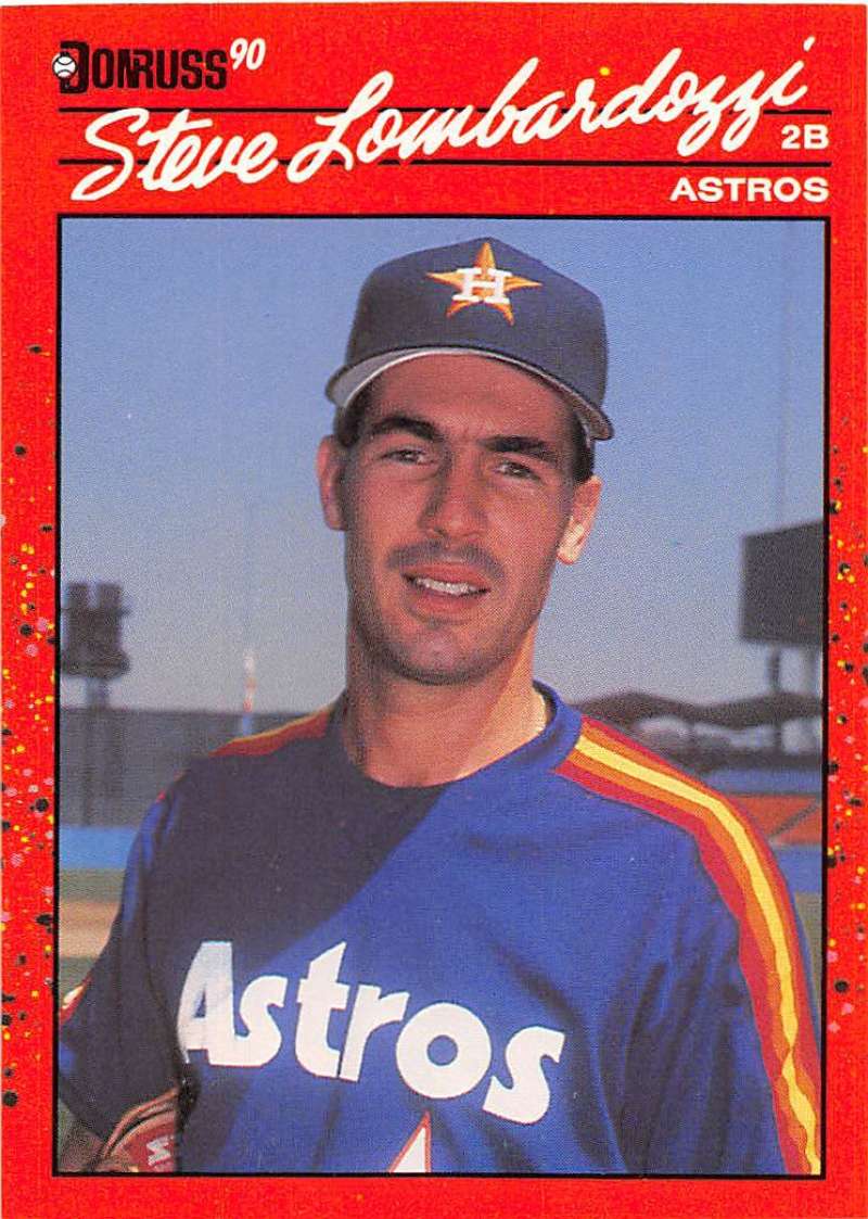 1990 Donruss Baseball #688 Steve Lombardozzi Houston Astros Image 1