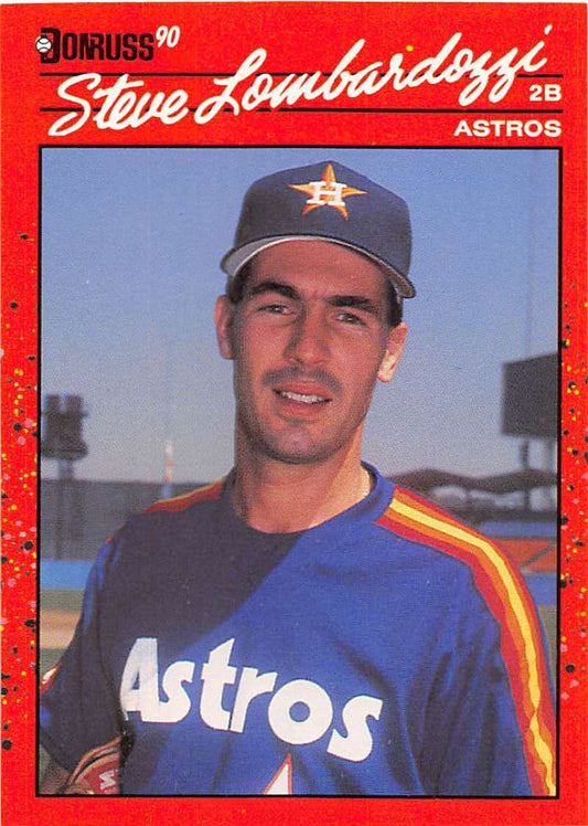 1990 Donruss Baseball  #688 Steve Lombardozzi  Houston Astros  Image 1