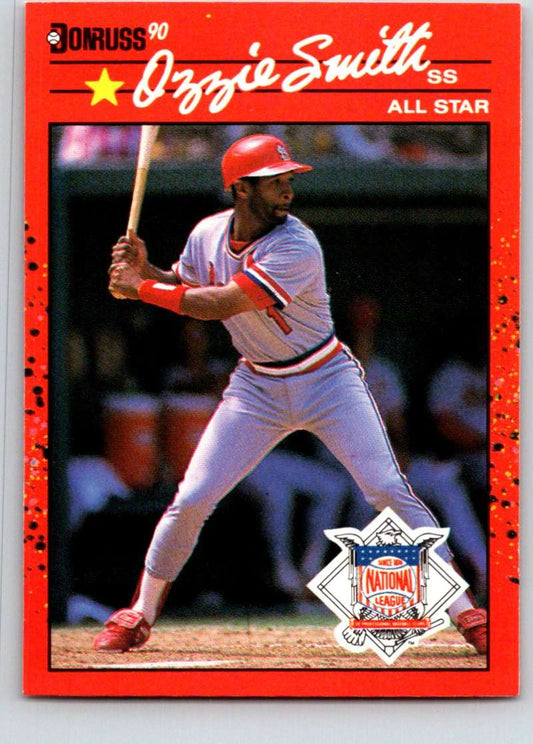 1990 Donruss Baseball  #710 Ozzie Smith AS  St. Louis Cardinals  Image 1