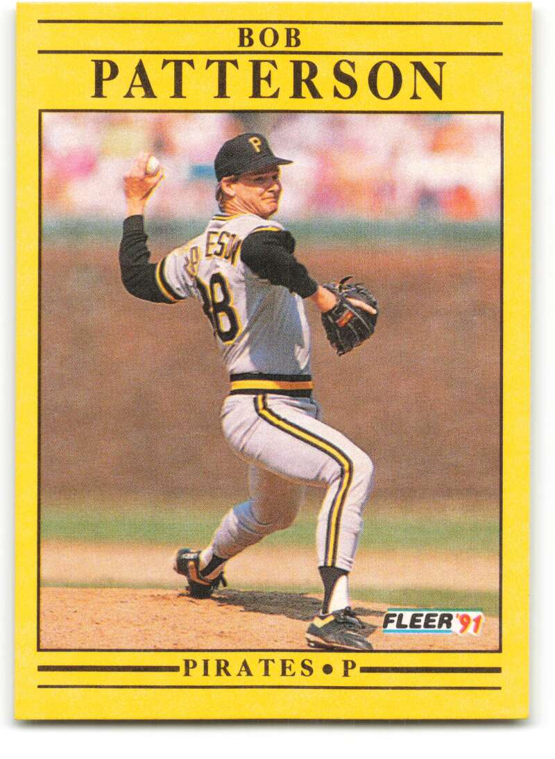 1991 Fleer Baseball #45 Bob Patterson Pittsburgh Pirates Image 1