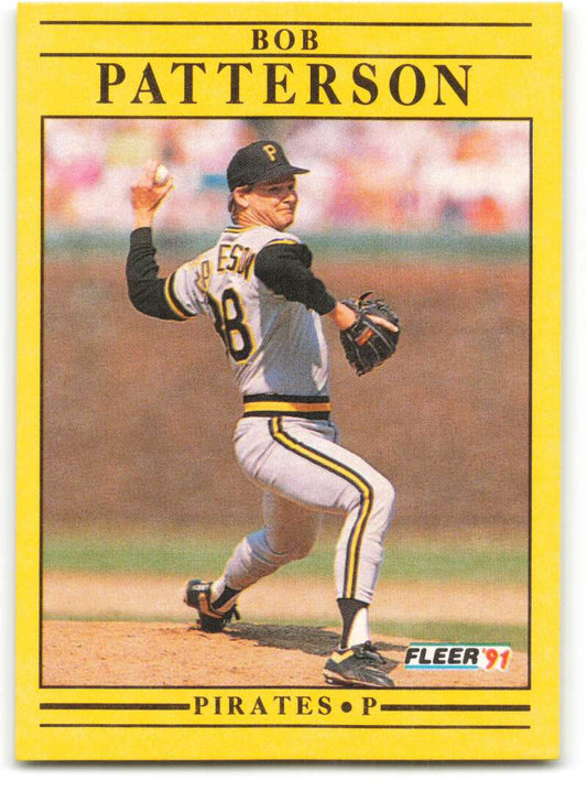1991 Fleer Baseball #45 Bob Patterson  Pittsburgh Pirates  Image 1
