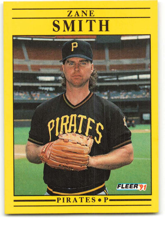 1991 Fleer Baseball #51 Zane Smith  Pittsburgh Pirates  Image 1