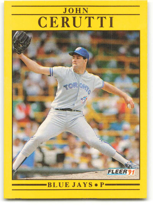 1991 Fleer Baseball #172 John Cerutti  Toronto Blue Jays  Image 1