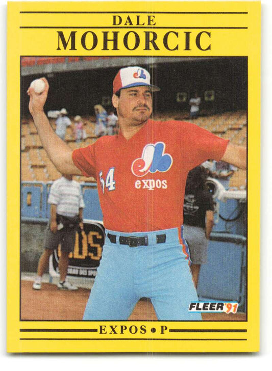 1991 Fleer Baseball #239 Dale Mohorcic  Montreal Expos  Image 1