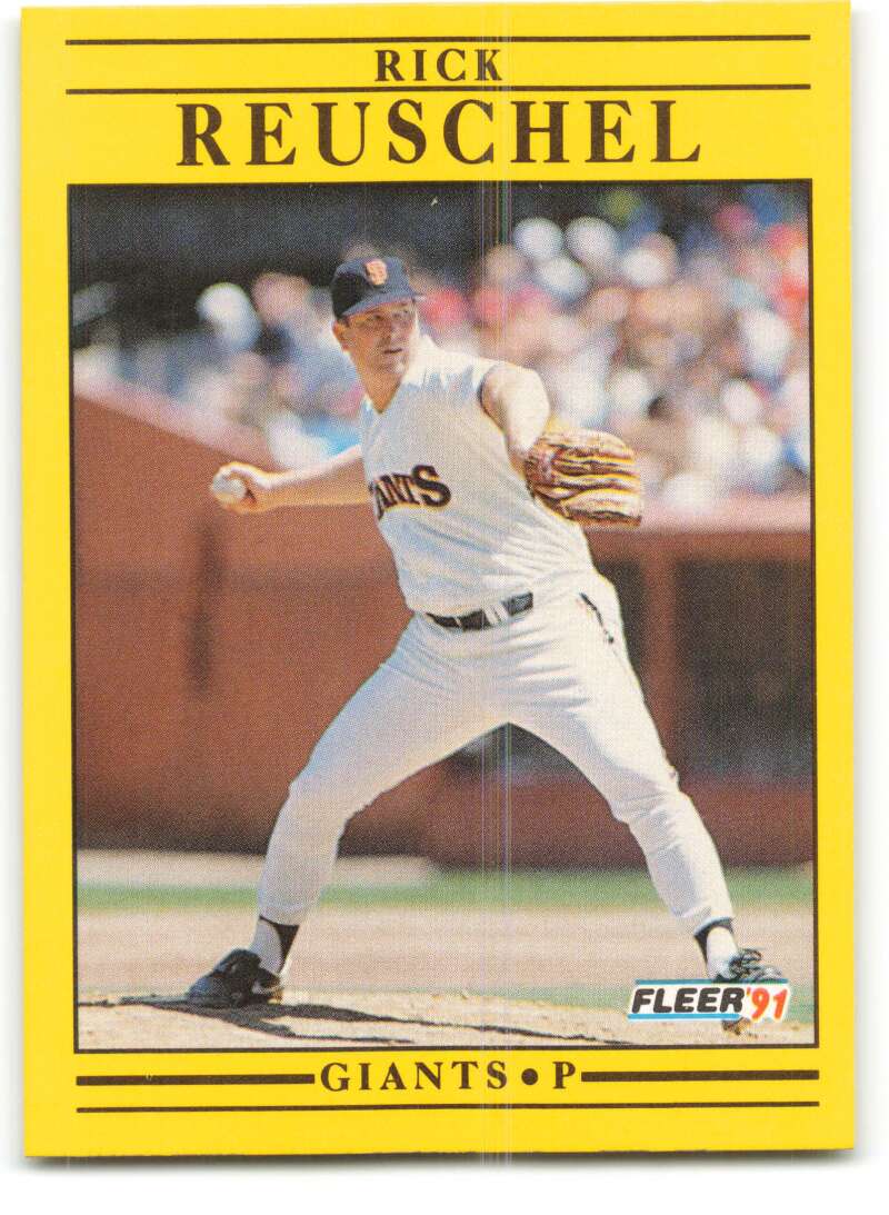 1991 Fleer Baseball #270 Rick Reuschel San Francisco Giants Image 1