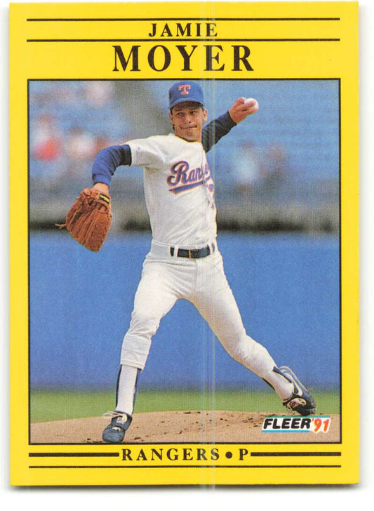 1991 Fleer Baseball #294 Jamie Moyer  Texas Rangers  Image 1