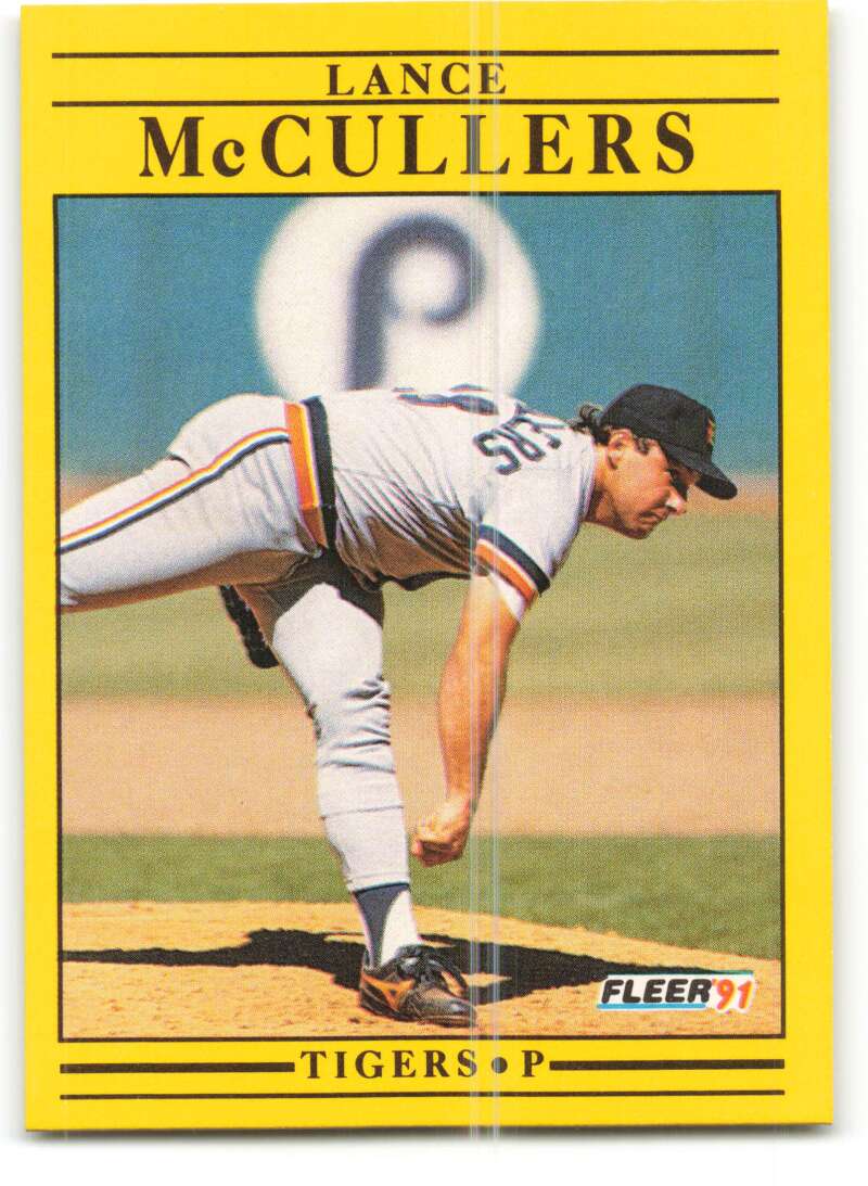 1991 Fleer Baseball #342 Lance McCullers Detroit Tigers Image 1
