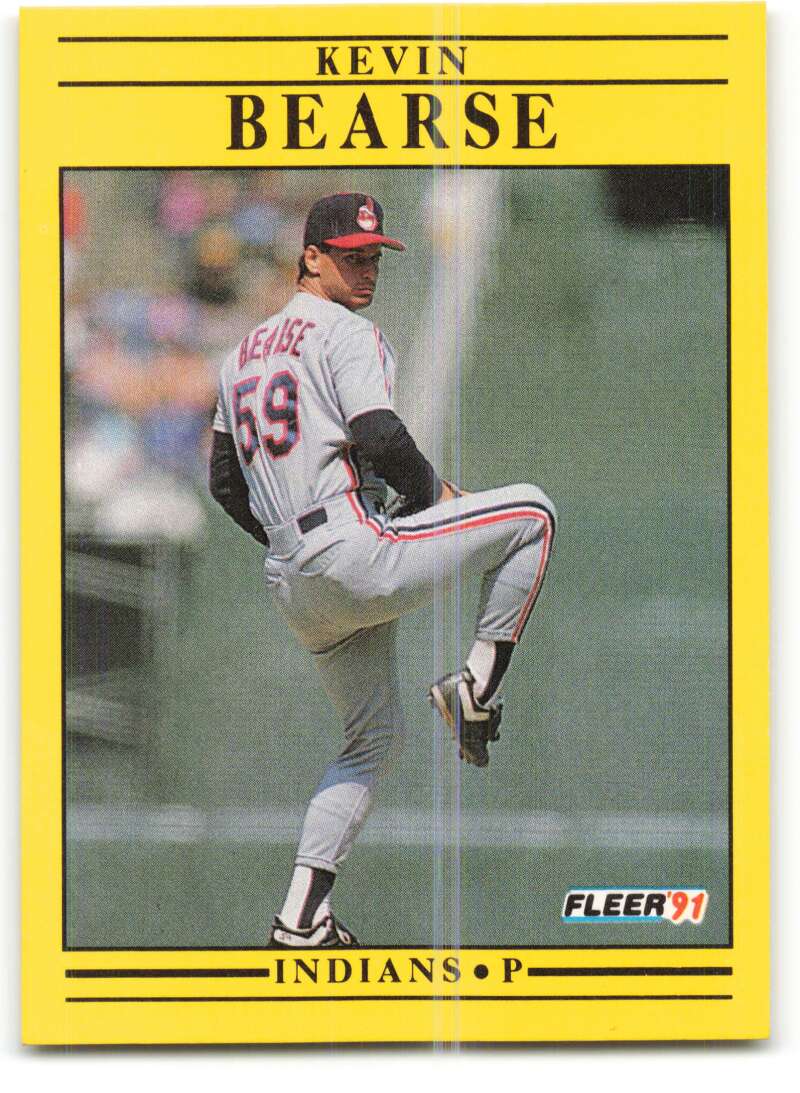 1991 Fleer Baseball #361 Kevin Bearse Cleveland Indians Image 1