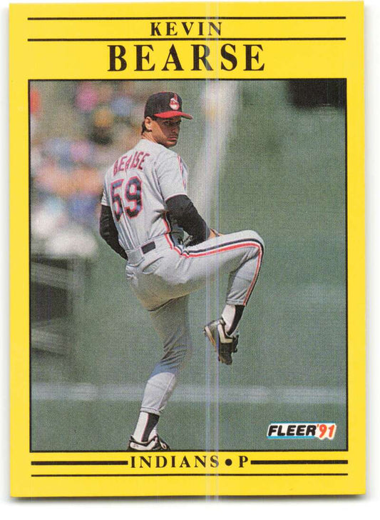 1991 Fleer Baseball #361 Kevin Bearse  Cleveland Indians  Image 1