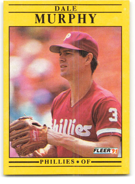 1991 Fleer Baseball #409 Dale Murphy  Philadelphia Phillies  Image 1