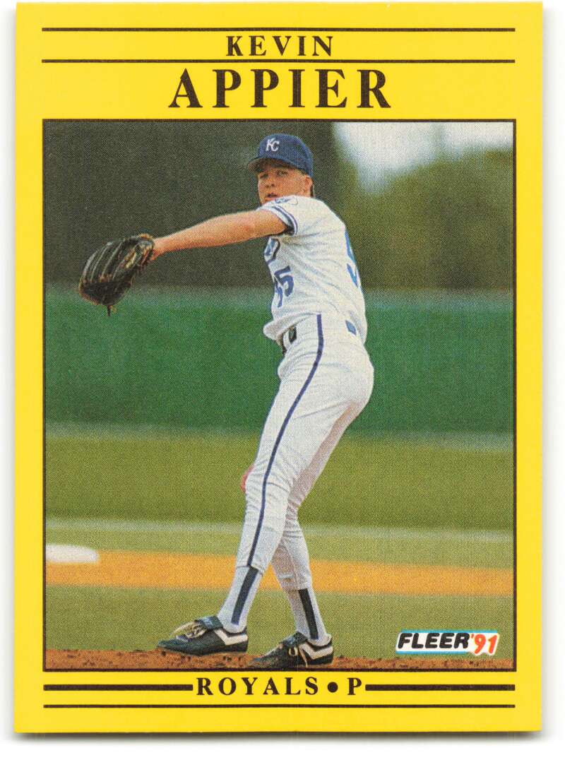 1991 Fleer Baseball #549 Kevin Appier Kansas City Royals Image 1