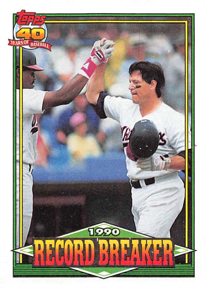 1991 Topps #3 Carlton Fisk RB Baseball Chicago White Sox Image 1