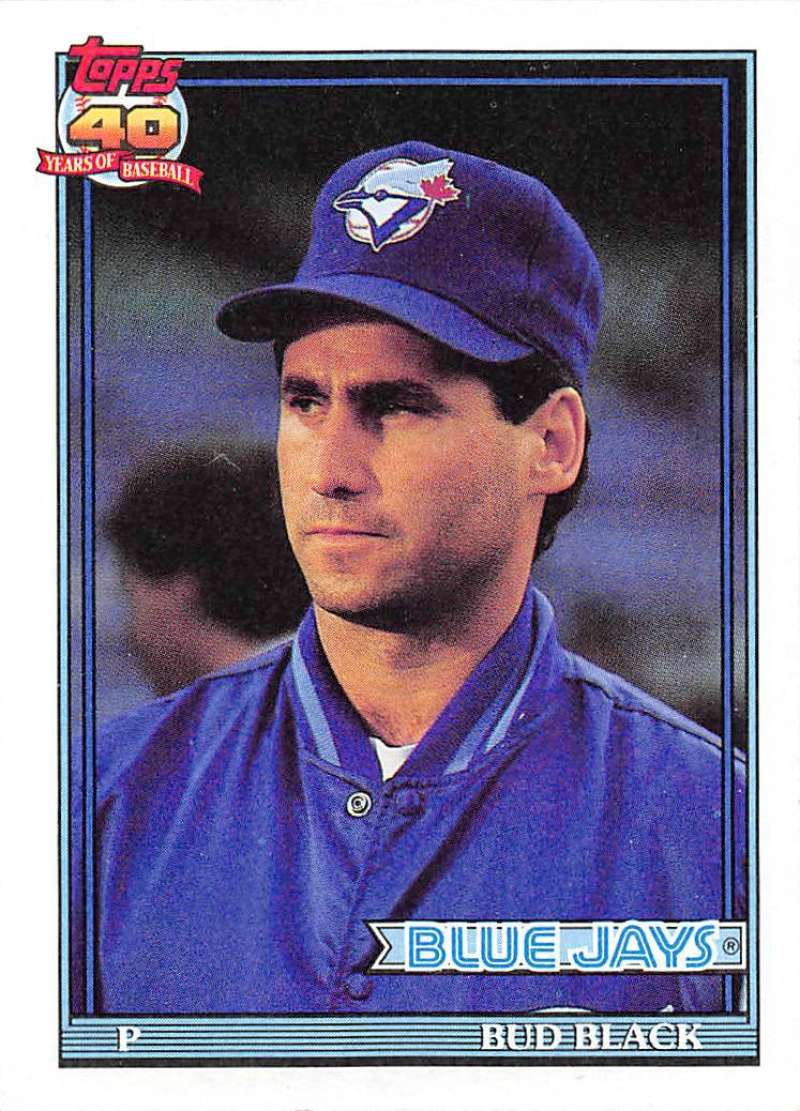 1991 Topps #292 Bud Black Baseball Toronto Blue Jays Image 1