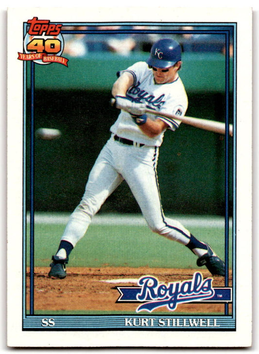1991 Topps #478 Kurt Stillwell Baseball Kansas City Royals  Image 1