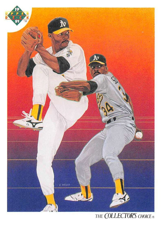 1991 Upper Deck Baseball #28 Dave Stewart TC  Oakland Athletics  Image 1
