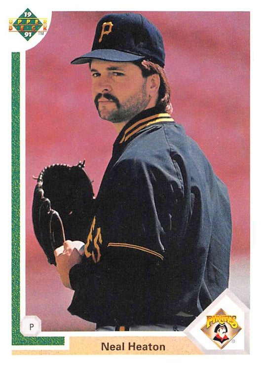 1991 Upper Deck Baseball #36 Neal Heaton  Pittsburgh Pirates  Image 1