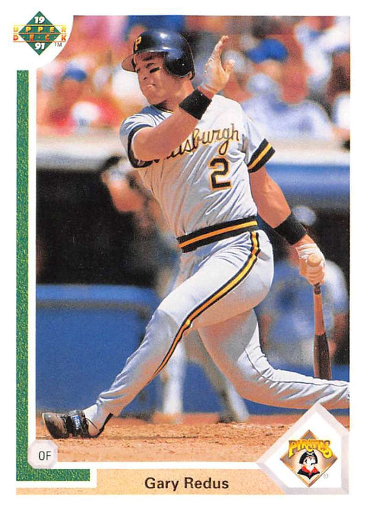 1991 Upper Deck Baseball #38 Gary Redus  Pittsburgh Pirates  Image 1