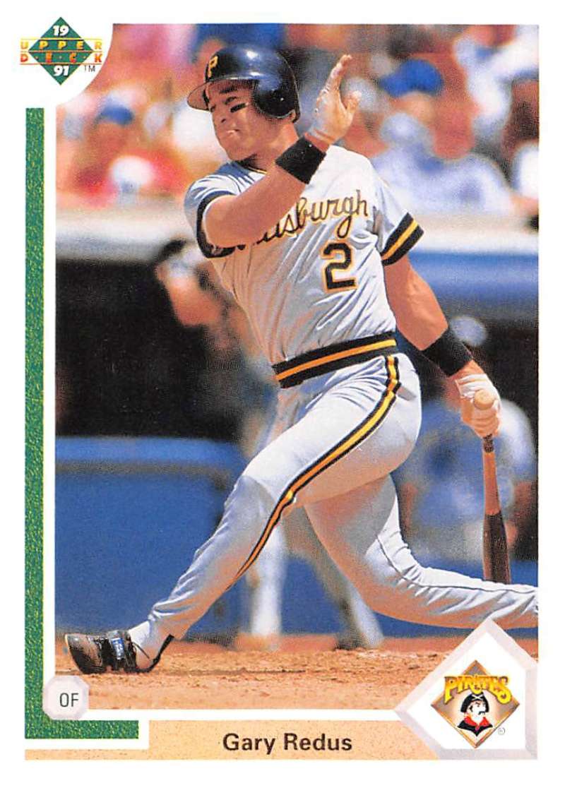 1991 Upper Deck Baseball #38 Gary Redus Pittsburgh Pirates Image 1