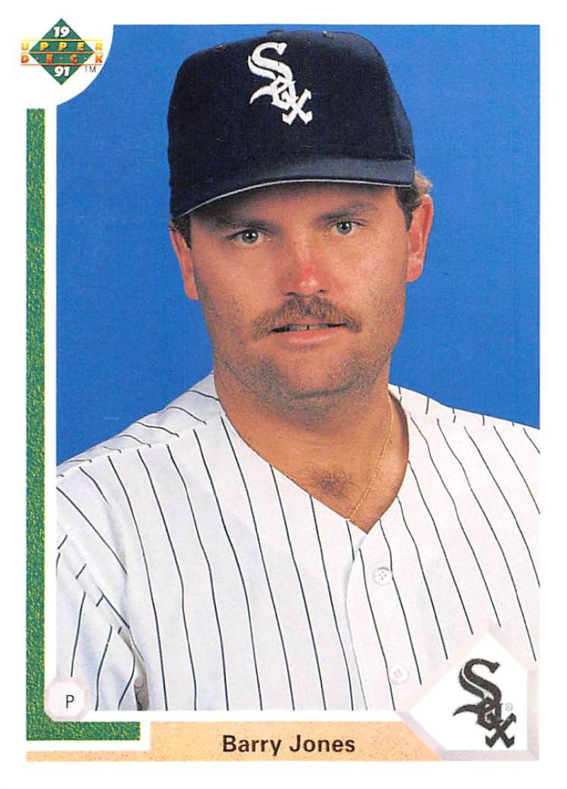 1991 Upper Deck Baseball #39 Barry Jones Chicago White Sox Image 1