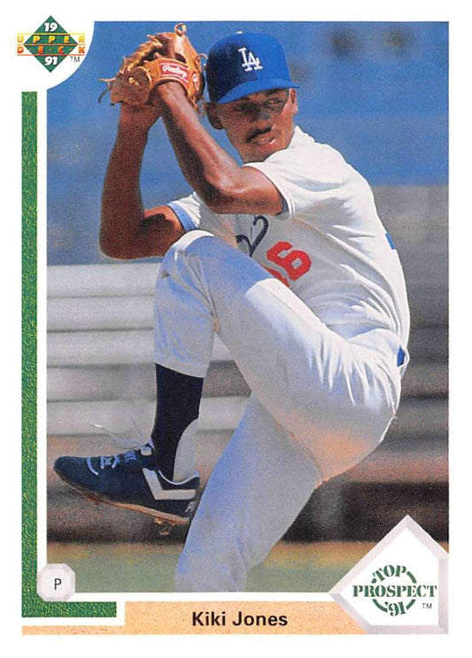1991 Upper Deck Baseball #59 Kiki Jones  Los Angeles Dodgers  Image 1