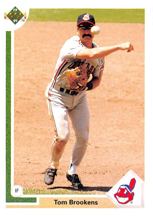 1991 Upper Deck Baseball #102 Tom Brookens  Cleveland Indians  Image 1