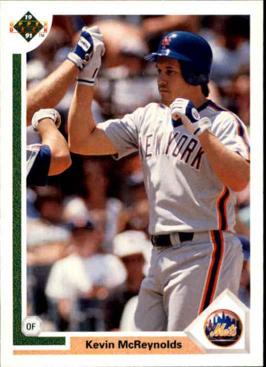 1991 Upper Deck Baseball #105 Kevin McReynolds  New York Mets  Image 1