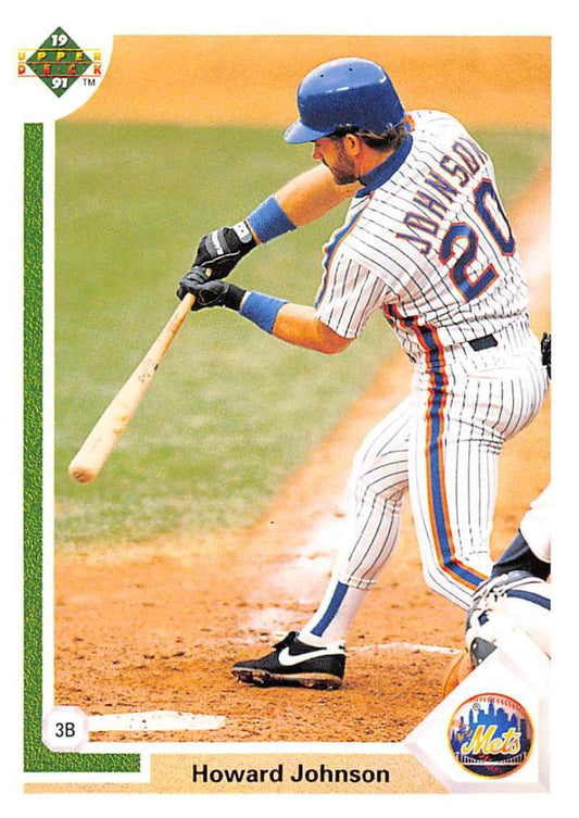 1991 Upper Deck Baseball #124 Howard Johnson  New York Mets  Image 1