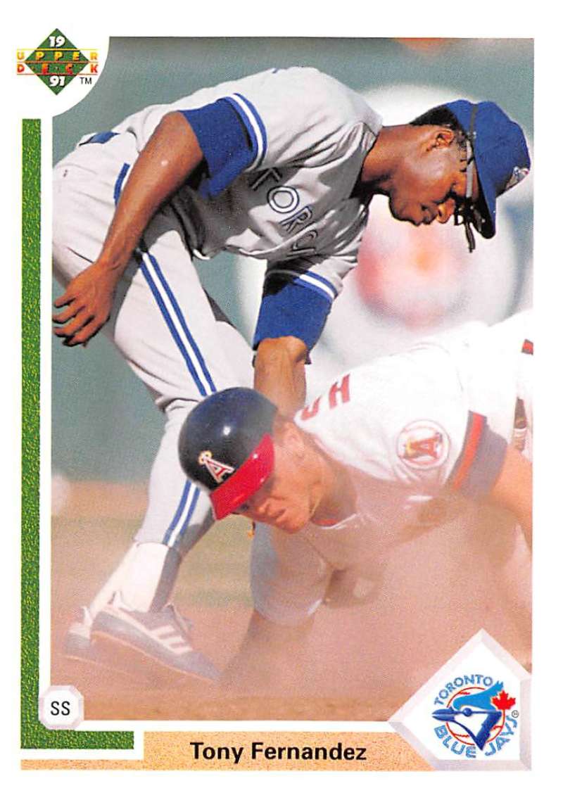 1991 Upper Deck Baseball #126 Tony Fernandez Toronto Blue Jays Image 1