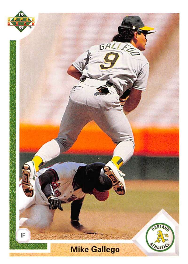1991 Upper Deck Baseball #151 Mike Gallego Oakland Athletics Image 1
