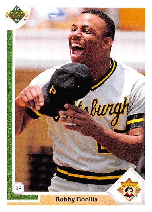 1991 Upper Deck Baseball #152 Bobby Bonilla  Pittsburgh Pirates  Image 1