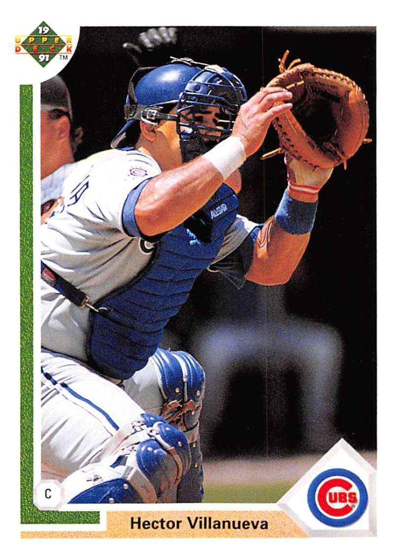 1991 Upper Deck Baseball #171 Hector Villanueva Chicago Cubs Image 1