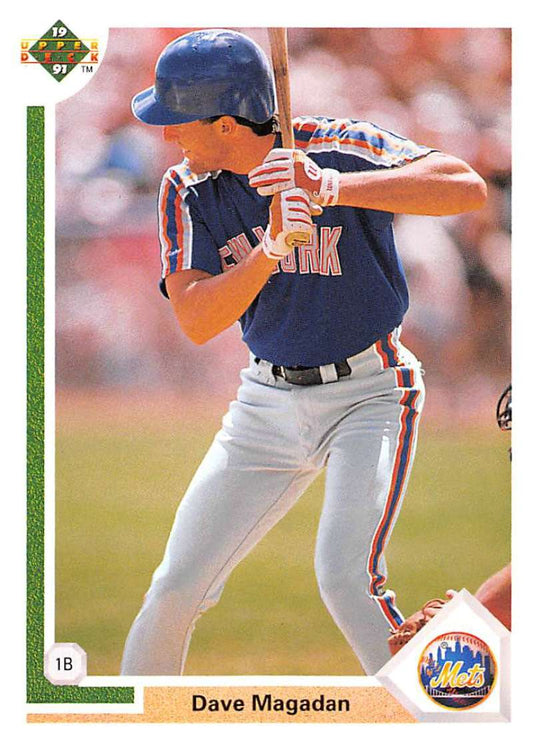 1991 Upper Deck Baseball #177 Dave Magadan  New York Mets  Image 1