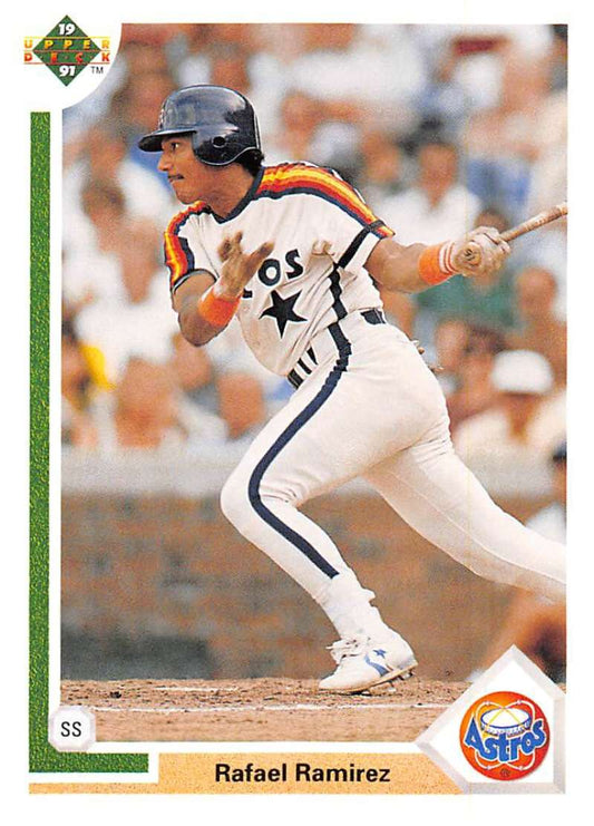 1991 Upper Deck Baseball #210 Rafael Ramirez  Houston Astros  Image 1