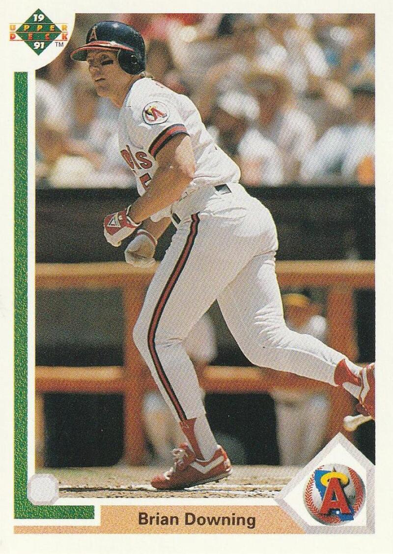 1991 Upper Deck Baseball #231 Brian Downing California Angels Image 1