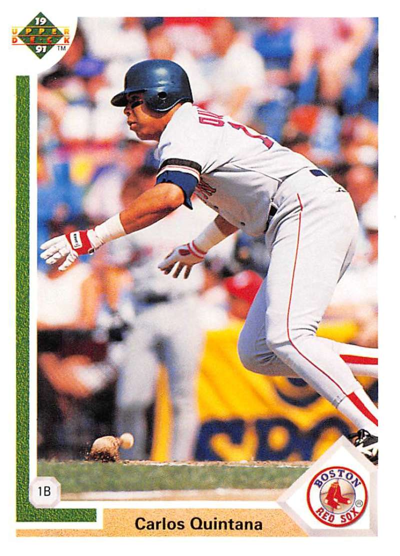 1991 Upper Deck Baseball #232 Carlos Quintana Boston Red Sox Image 1