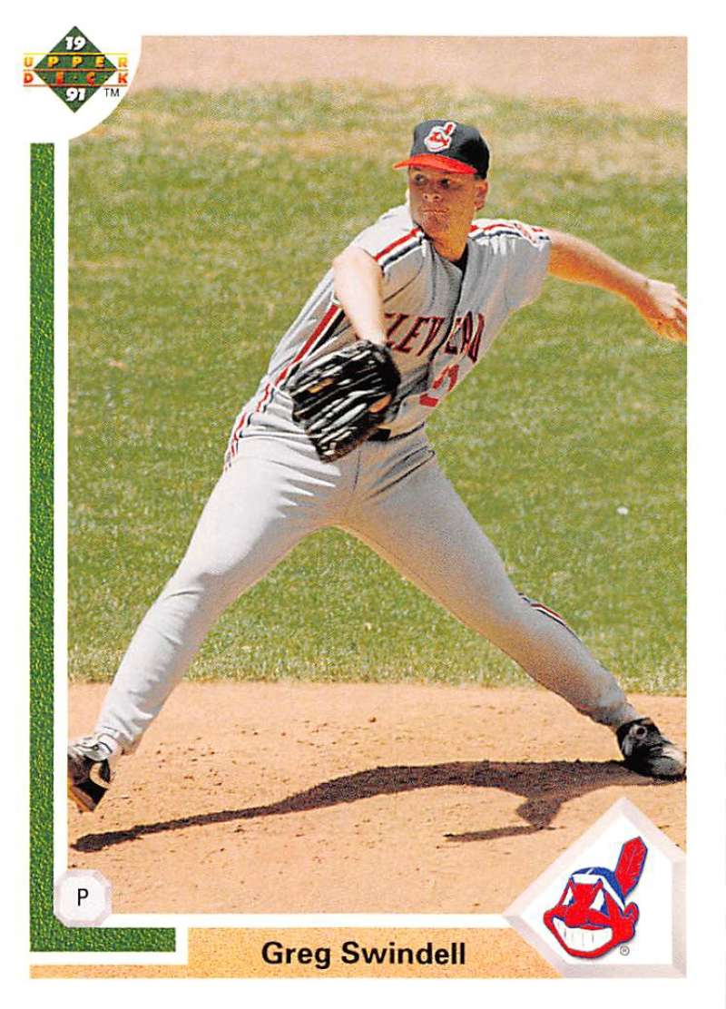 1991 Upper Deck Baseball #236 Greg Swindell Cleveland Indians Image 1
