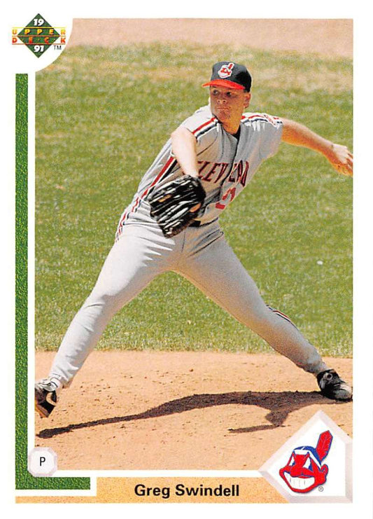 1991 Upper Deck Baseball #236 Greg Swindell  Cleveland Indians  Image 1